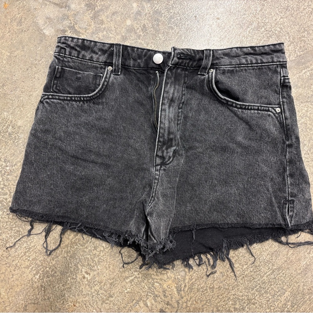 Black Denim Women Shorts